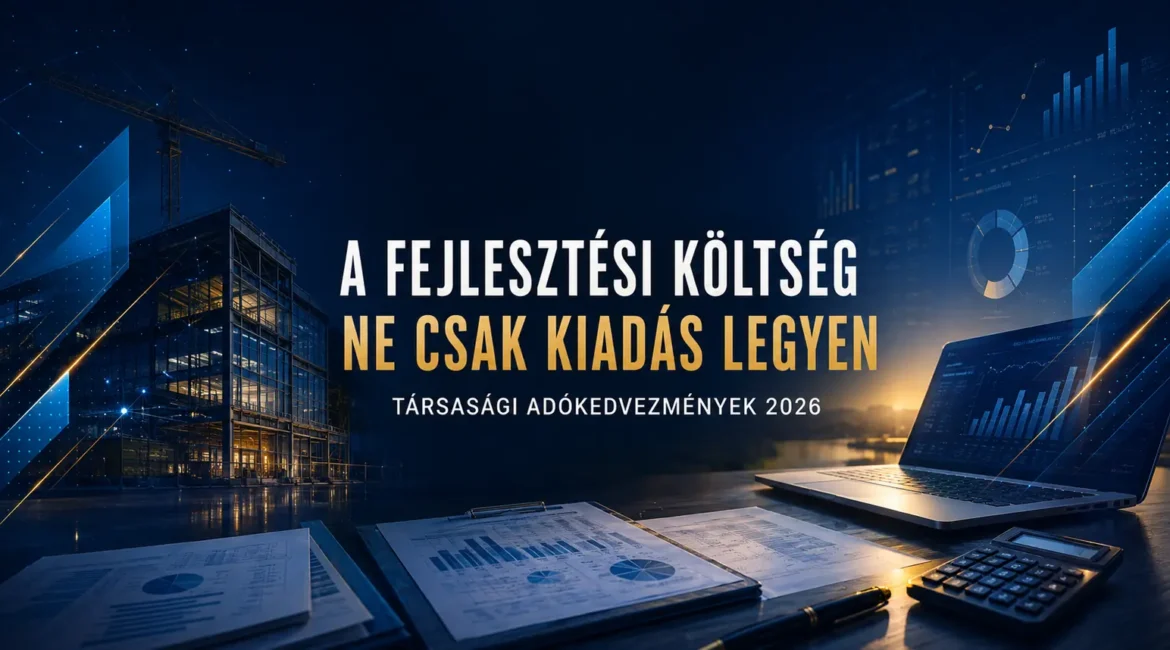 Társasági adókedvezmények 2026 – a fejlesztési költség ne csak kiadás legyen - SG OPUS CONSULTING