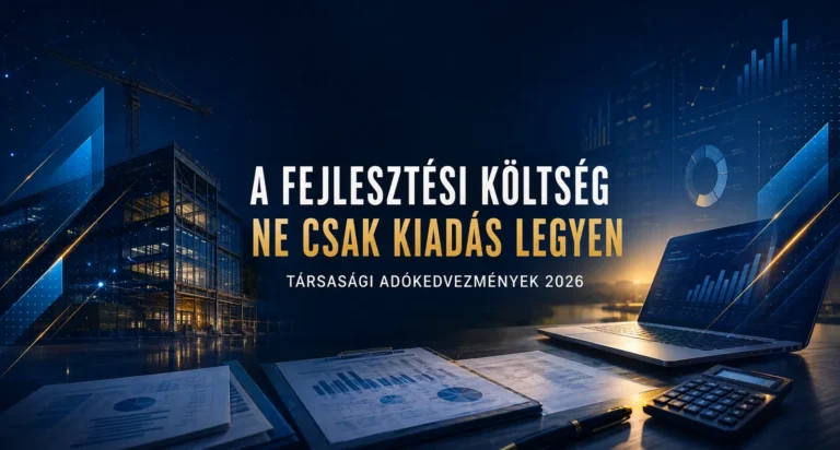A fejlesztési költség ne csak kiadás legyen